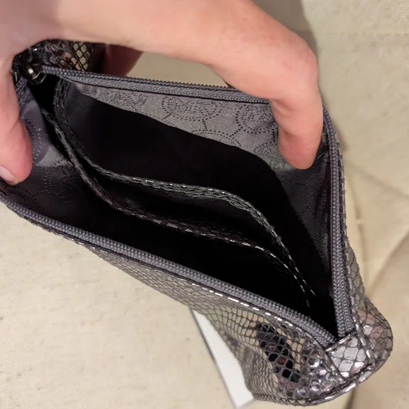 Michael Kors Metallic Cosmetic Case 2012 Limited Edition Collab W Estee Lauder - Picture 11 of 14